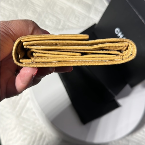 Chanel Tan Chocolate Bar wallet w/box & authenticity card. - Picture 5 of 15